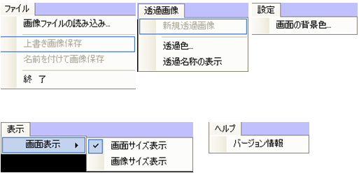 メニュー詳細
